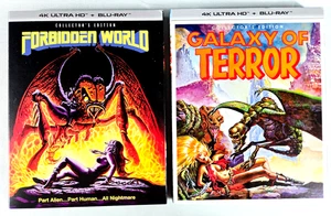 Forbidden World 4K & Galaxy of Terror 4K (4K+Blu-ray+Slip Cover) Scream Factory - Bild 1 von 14