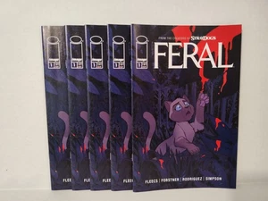 Lot of 5 Feral #1's Cover A NM 2024 Image Comics Near Mint Unread - Picture 1 of 3