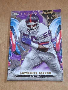 2024 LAWRENCETAYLOR LT TOPPS INCEPTION NFL CARD /125 NY GIANTS #112 TAR HEELS - Picture 1 of 2