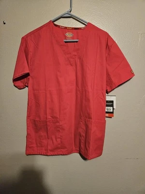 Top Dickies cuello en V 85906 rojo REWZ Foto 1 de 3