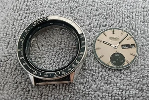 RARE GENUINE CASE + DIAL SEIKO 6139-6040 All STAINLESS STEEL AS-IS FOR PARTS - Picture 1 of 6