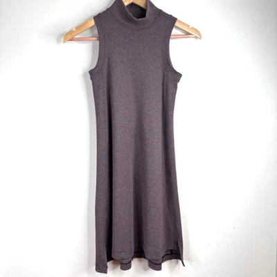 Платье Lululemon Gone For The Week XS Mockneck Ребристое Фиолетовое Athleisure Stretch - Изображение 1 из 4