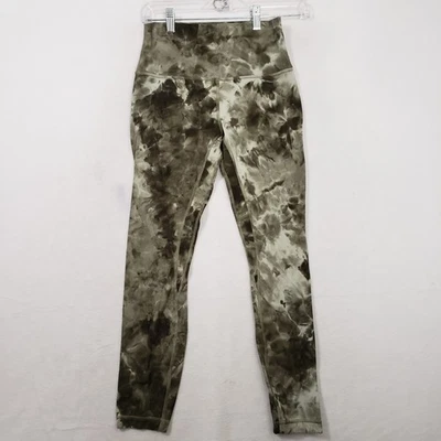 Lululemon Align Pant 25" Legging Womens 6 Diamond Dye Light Sage Nulu Fabric - Image 1 of 4