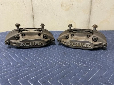 05-12 Acura RL KB1 ADVICS 4-Piston Driver Passenger Front Brake Calipers OEM - Image 1 of 4