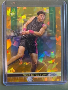 2024 Topps Chrome Sapphire Ben Shelton RC Rookie #05/50 oro 89 - Foto 1 di 2