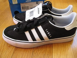NEU adidas Originals Samoa Vulc J schwarz weiß SNEAKER gestreift Fußballschuh Junge 4 - Bild 1 von 3