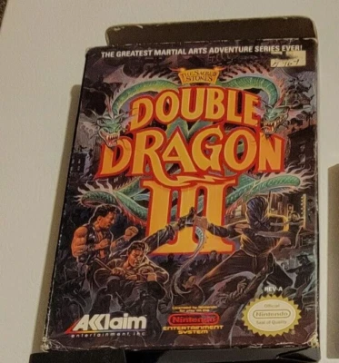Double Dragon III 3 The Sacred Stones w/Manual Nintendo Nes 1990 - Image 1 of 4