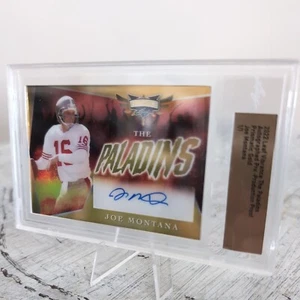 Joe Montana 1 of 1! 2022 Leaf Vibrance - Pre-Production Proof Prismatic GOLD!!! - Picture 1 of 4
