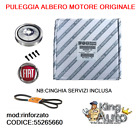 PULEGGIA ALBERO MOTORE + CINGHIA SERVIZI ORIGINALE ALFA ROMEO 159 BRERA 1.9 JTDM