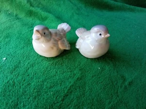 Vintage Homco Zwei Vögel Figur Figur Statue Beige und Weiß Made in Japan - Bild 1 von 6