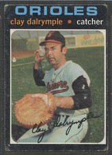 1971 Topps #617 Clay Dalrymple Baltimore Orioles