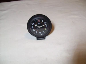 Swiss Army Black Travel Mini Alarm Clock - Picture 1 of 9