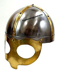 Medieval Viking Mask Helmet Reenactment Warrior Armor Cosplay X-mas Costume Gift
