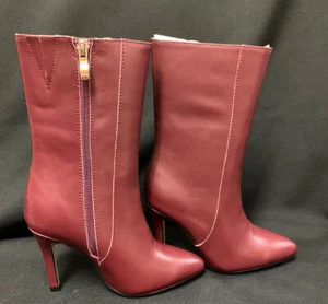 Cinderella of Boston Heather Wine Tall Boot Sz 2 M NEW - Picture 1 of 5
