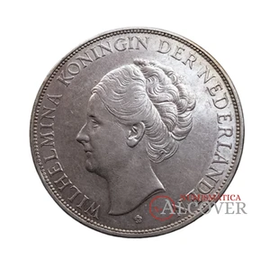 HOLANDA NETHERLANDS Guillermina 2 1/2 Gulden 1738 plata - Imagen 1 de 2