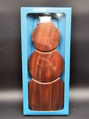 Nambe Snowman Cheese Board With Top Hat Spreader Foto 1 de 4