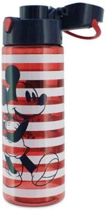 Disney Store Mickey Mouse Gestreift Flip Top Wasserflasche 25oz Neu Trinkbecher - Bild 1 von 3