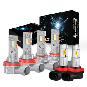 For Honda Crosstour 2012-2015 LED Headlight Bulbs Kit High/Low Beam + Fog Light - Picture 1 of 48