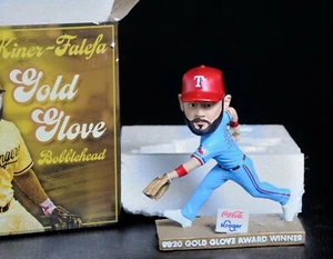 Isiah Kiner-Falefa Gold Glove 2020 Bobblehead Texas Rangers baseball New - Picture 1 of 3