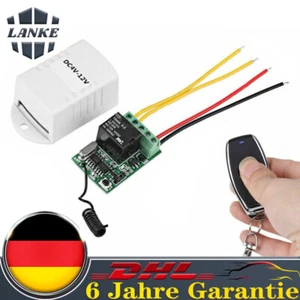 DC 4V~12V Funk Wireless Relais Fernbedienung Schalter Empfänger & Sender DHL - Bild 1 von 8