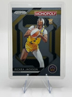 💜💛  2024 Rickea Jackson Prizm Monopoly #WNBA25 Base RC LA Sparks - Image 1 of 4