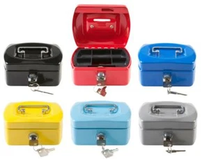 Mini Geldkassette / Größe: 125x95x60mm / Farbe: schwarz - Bild 1 von 1