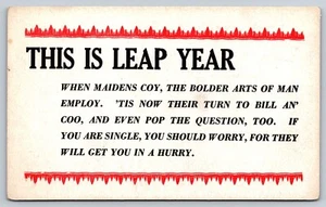 Postkarte Das ist Schaltjahr - Bild 1 von 2