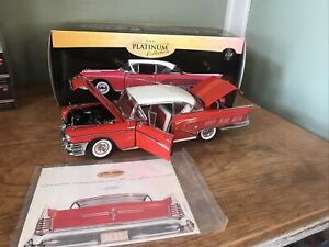 1:18 1958 Buick Limited Riviera Coupe Platinum Collection Sun Star Model Car Red