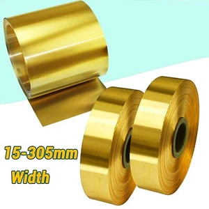 0.01mm to 1mm Thickness Brass Sheet/Brass Foil/Brass Tape 102 Sizes Available - Picture 1 of 133