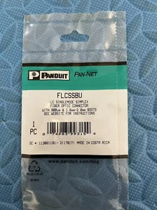 10-Pack  Panduit FSCSBU Fiber optic connectors Single mode SC New free shipping! - Afbeelding 1 van 2