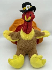 "Construye un oso pavo con plumas de cola extraíbles animal de peluche retirado 16""" - Imagen 1 de 5