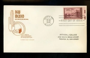 US FDC #944 Farnam M-21 1946 Santa Fe NM Kearny Expedition MC - Picture 1 of 2