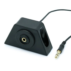 KFZ AUX Verlängerung Einbaubuchse Unterbau 3,5mm Klinkenstecker Adapter Kabel - Picture 1 of 3