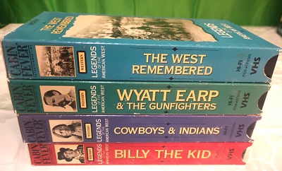 4x Cabin Fever Legends Of The American West - Billy the Kid Wyatt Earp Cowboys - Image 1 of 4