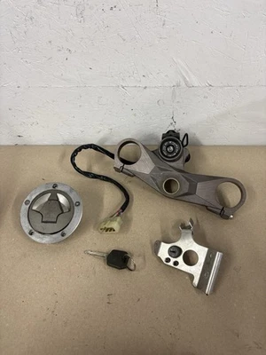 06 07 Juego de llaves de encendido Kawasaki Ninja Zx10r asiento de gas OEM #0164 Foto 1 de 4