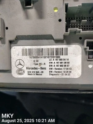 CHASIS CONTROL MODULE 1679000414 2021-2023 MERCEDES-BENZ GLE350 Foto 1 de 4