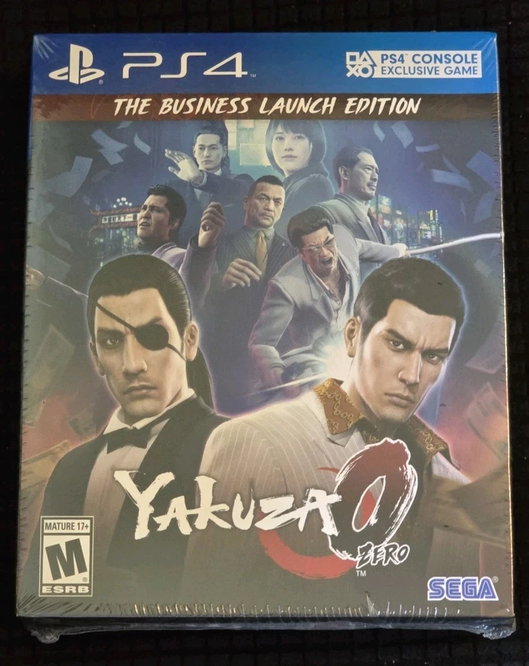 YAKUZA ZERO: THE BUSINESS LAUNCH EDITION - Factory Sealed  SONY PS4 New 0 - Image 1 of 4
