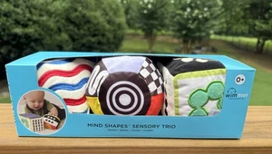 Manhattan Toy Wimmer Mind-Shapes Multi-Sensory Trio Soft Activity Shapes Set New - Picture 1 of 4