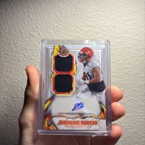 2025 Topps Resurgence Jermaine Burton Dual Rookie Patch Auto /125 🔥🔥 - Bild 1 von 2