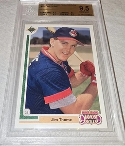 1991 Upper Deck Final Edition 17F Jim Thome RC BGS 9.5 Indians HOF All 9.5 subs - Picture 1 of 7