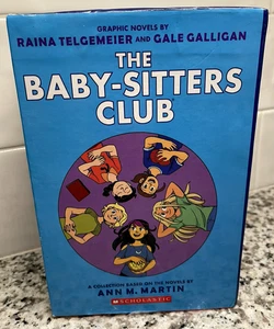 The Baby-Sitters Club #1-7 Graphic Novel Box Set Color Edition Sealed Fast Ship - Foto 1 di 6