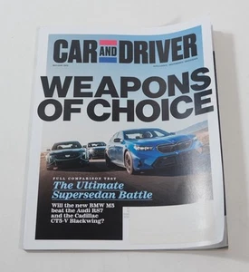 Car And Driver Magazine May June 2025 Full Comparison Test Supersedan Battle - Picture 1 of 3