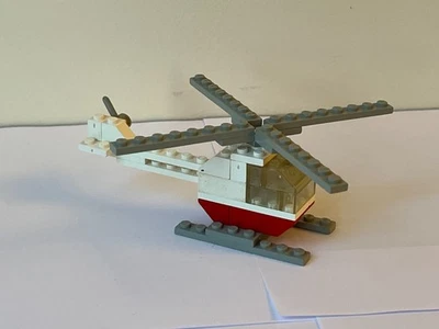 Lego 626 Helicopter Vintage 1978 Croix Rouge Jouet Ancien Incomplet - Photo 1/4