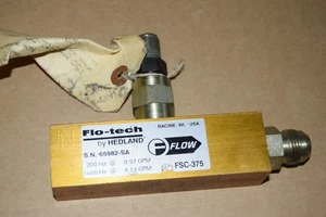 Flo-Tech FSC-375 Activa Durchflusssensor Durchflussmesser 0,57-4,13 GPM 5000PSI MAX - Bild 1 von 1