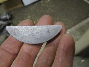 NOS #V  1/2" X 2-5/16" Woodruff Key Half Moon  Machine Pulley Sprocket Etc USA - Picture 1 of 3