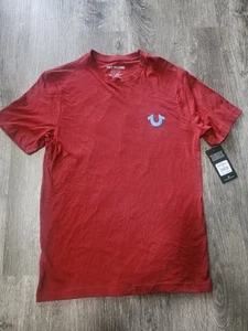 True Religion T-shirt Men's Color Red Size L (NEW ORIGINAL WITH TAGS) - Picture 1 of 2