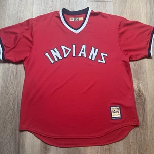 Vintage Cleveland Indians Majestic Coal Base Jersey 2XL - Picture 1 of 7