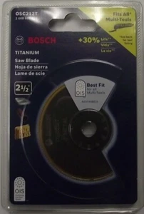 Bosch OSC212T 2-1/2" Titan Bi-Metall Sägeblatt Swiss - Bild 1 von 1
