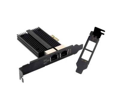 2-Port 2,5 Gbit PCIe Netzwerkkarte intel i226-V 2.5G LAN Ethernet Interface dual - Bild 1 von 2