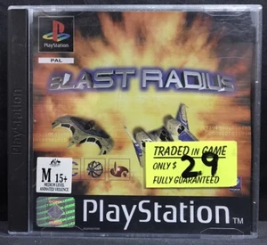 BLAST RADIUS PS1 PAL with manual VGC FAST FREE POST - Picture 1 of 3